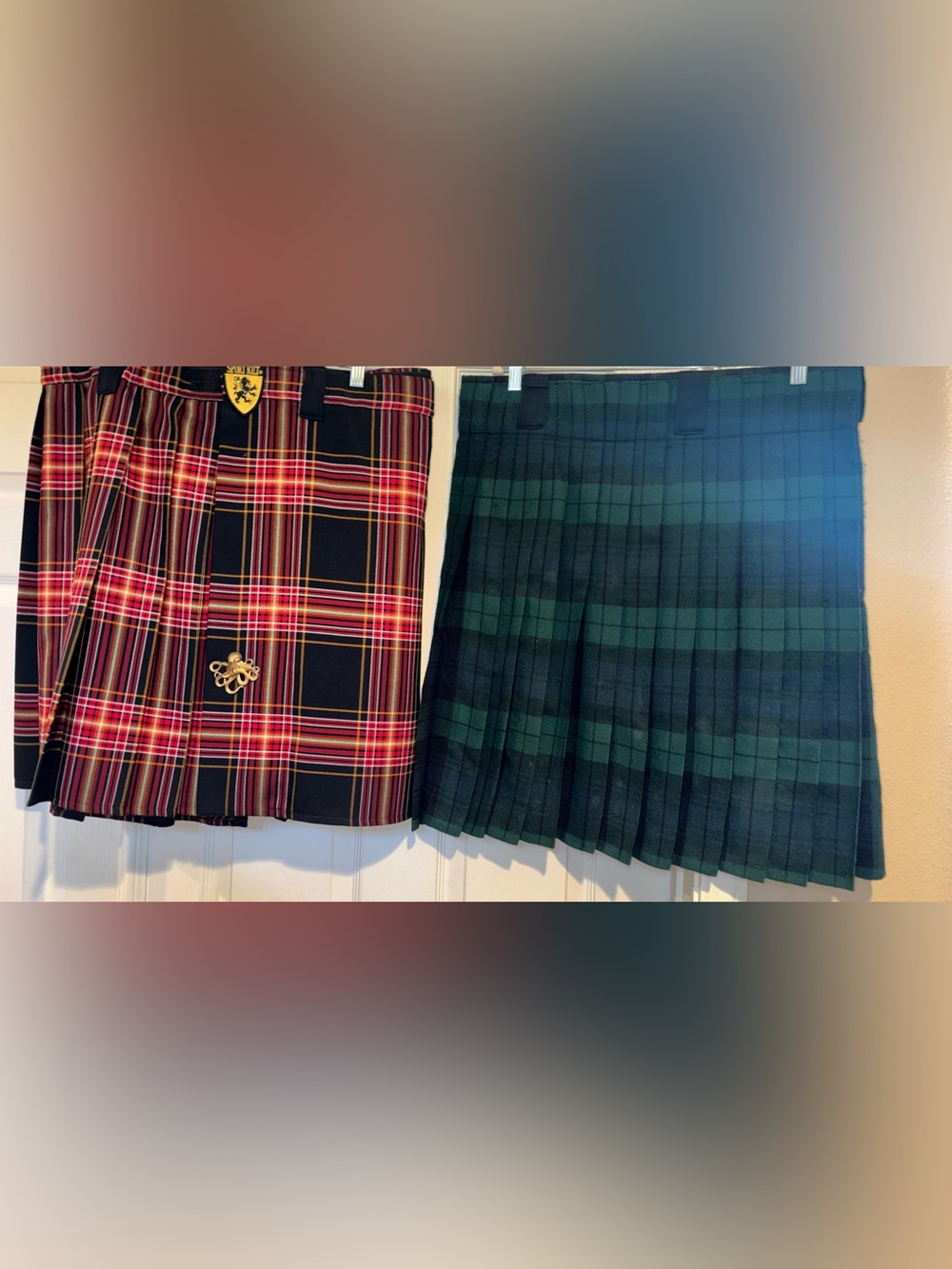 Plaid Pleated Mens kilts L /XL